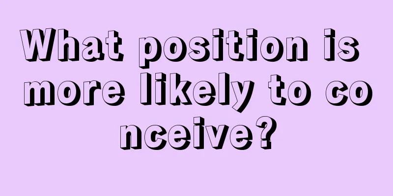 What position is more likely to conceive?