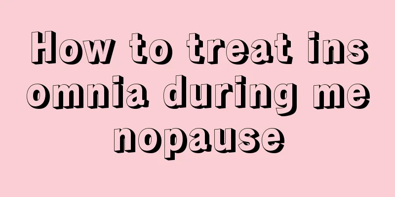 How to treat insomnia during menopause