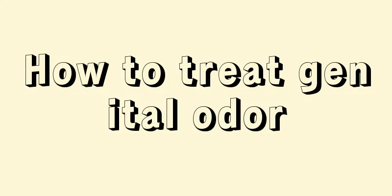 How to treat genital odor