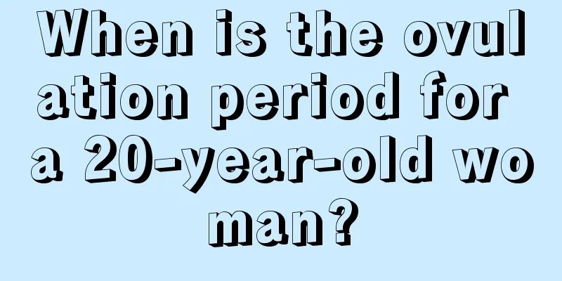 When is the ovulation period for a 20-year-old woman?