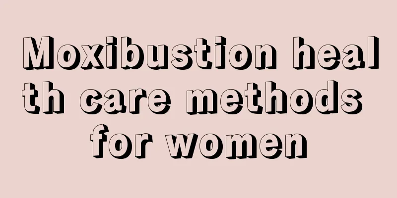 Moxibustion health care methods for women