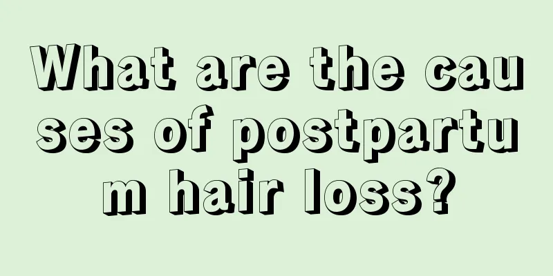 What are the causes of postpartum hair loss?