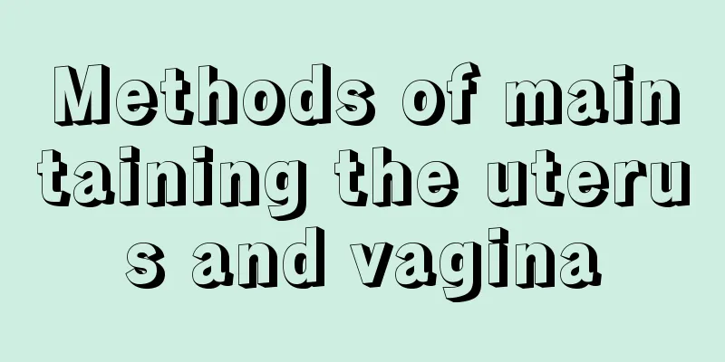 Methods of maintaining the uterus and vagina