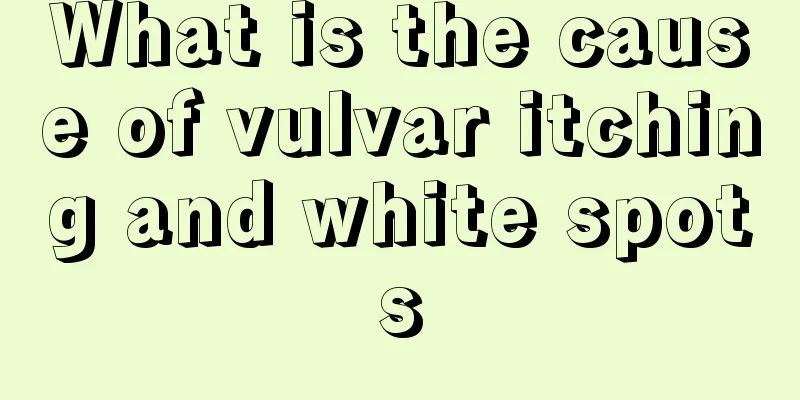 What is the cause of vulvar itching and white spots