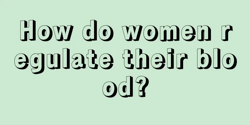 How do women regulate their blood?