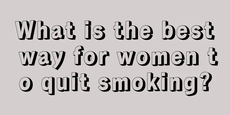 What is the best way for women to quit smoking?