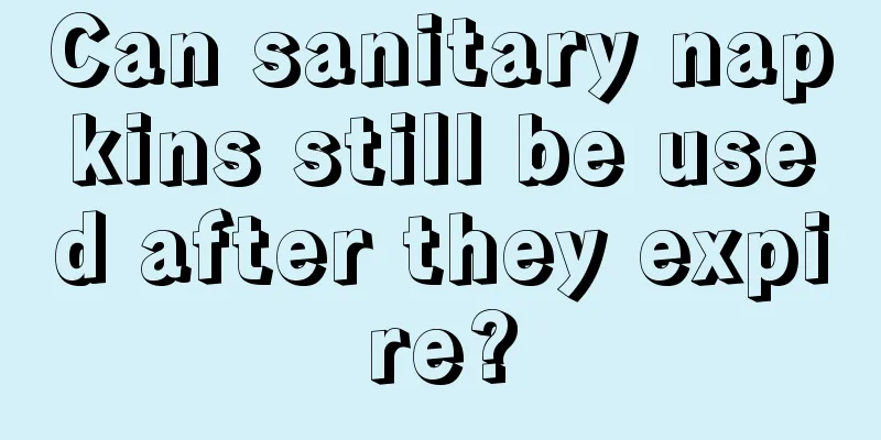 Can sanitary napkins still be used after they expire?