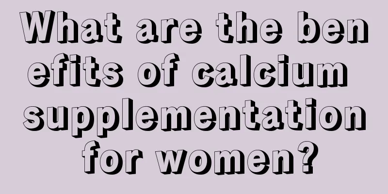 What are the benefits of calcium supplementation for women?