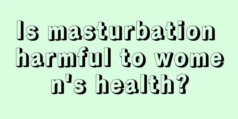 Is masturbation harmful to women's health?