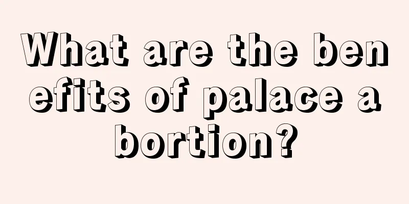 What are the benefits of palace abortion?