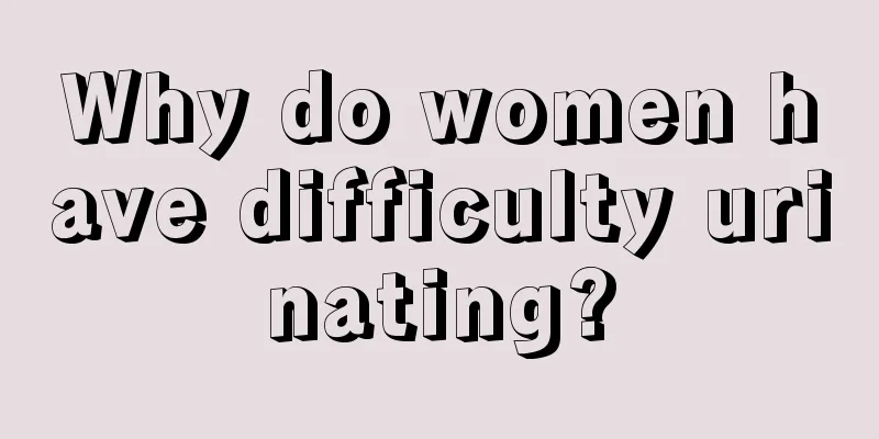 Why do women have difficulty urinating?