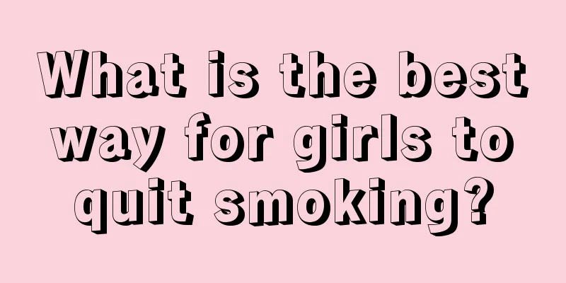 What is the best way for girls to quit smoking?