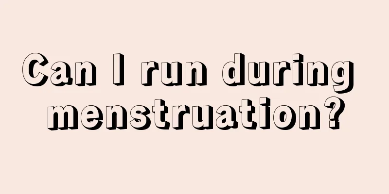 Can I run during menstruation?