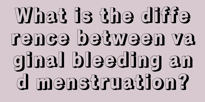 What is the difference between vaginal bleeding and menstruation?