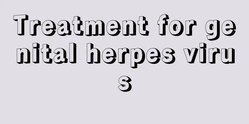 Treatment for genital herpes virus