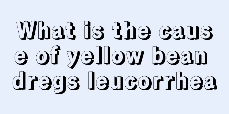 What is the cause of yellow bean dregs leucorrhea