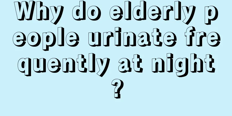 Why do elderly people urinate frequently at night?