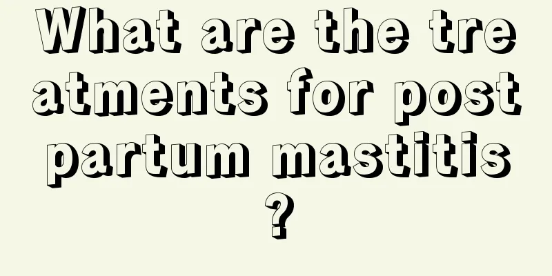 What are the treatments for postpartum mastitis?