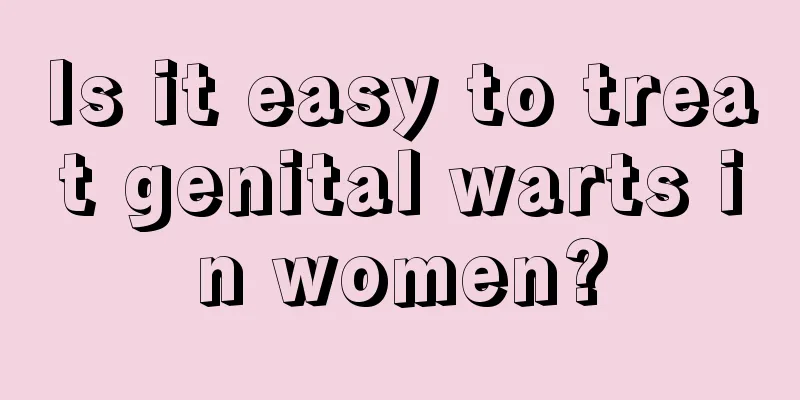 Is it easy to treat genital warts in women?