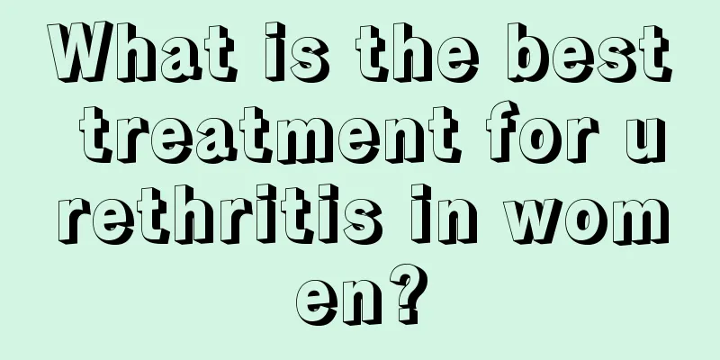 What is the best treatment for urethritis in women?