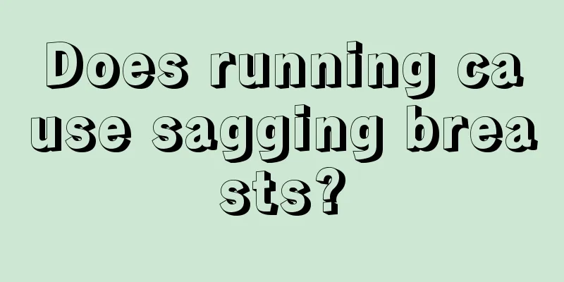 Does running cause sagging breasts?