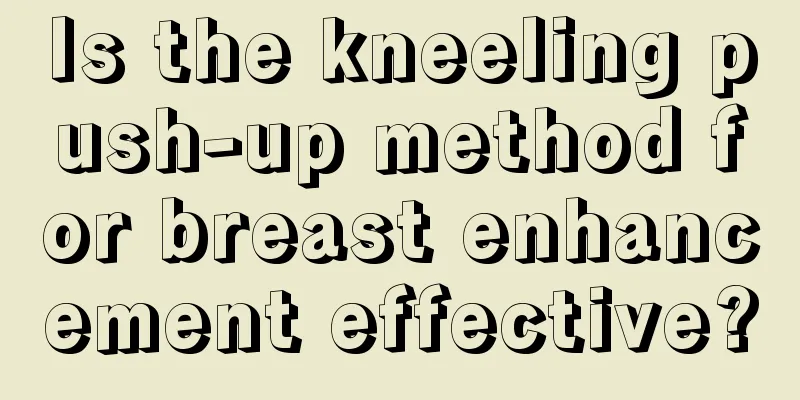 Is the kneeling push-up method for breast enhancement effective?