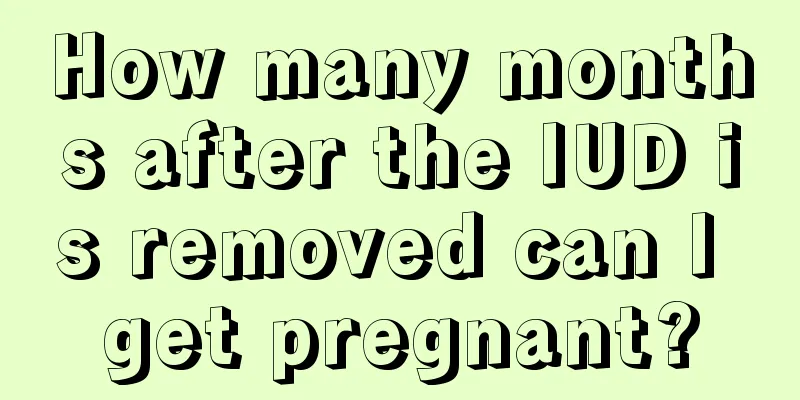 How many months after the IUD is removed can I get pregnant?