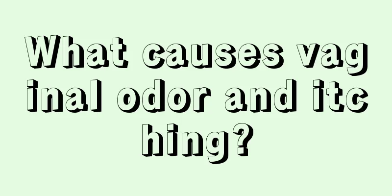 What causes vaginal odor and itching?