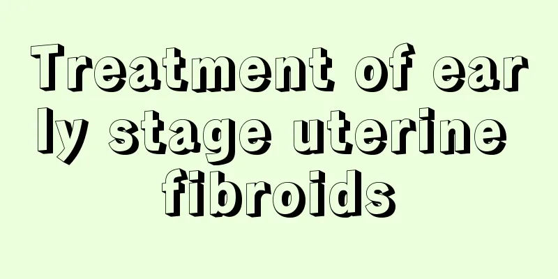 Treatment of early stage uterine fibroids