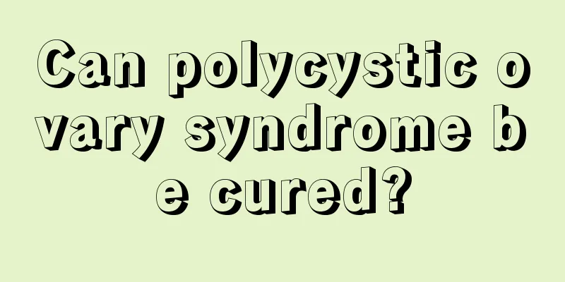 Can polycystic ovary syndrome be cured?