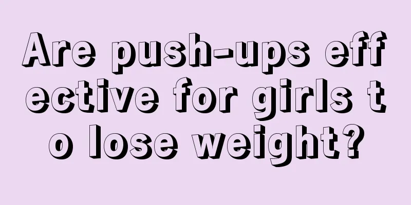 Are push-ups effective for girls to lose weight?