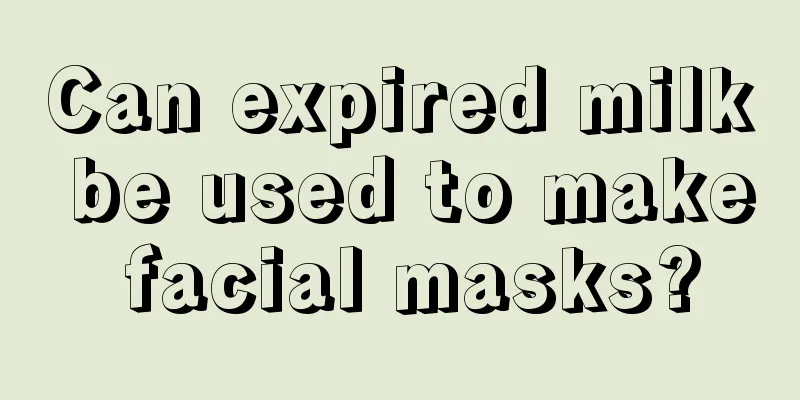 Can expired milk be used to make facial masks?