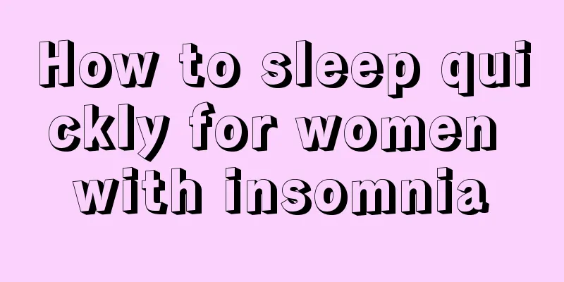 How to sleep quickly for women with insomnia