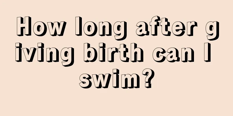 How long after giving birth can I swim?