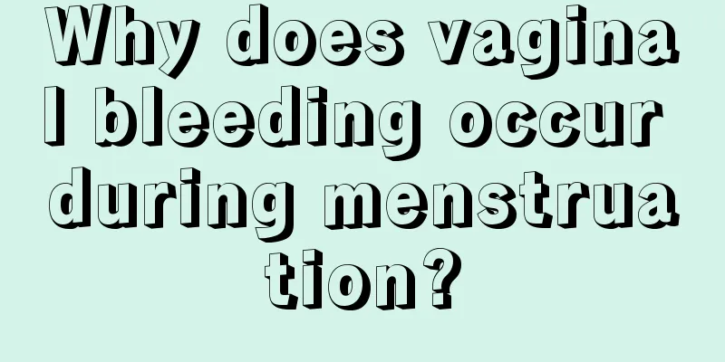 Why does vaginal bleeding occur during menstruation?