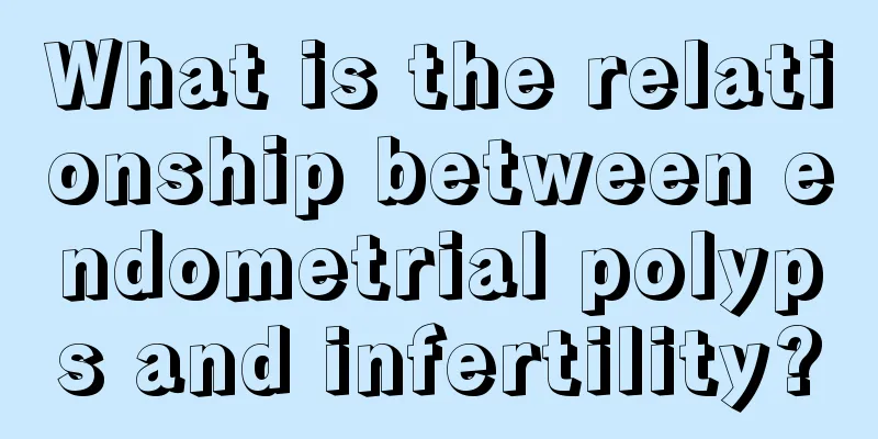 What is the relationship between endometrial polyps and infertility?