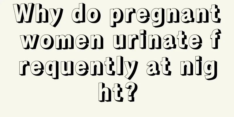 Why do pregnant women urinate frequently at night?