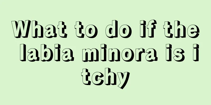 What to do if the labia minora is itchy