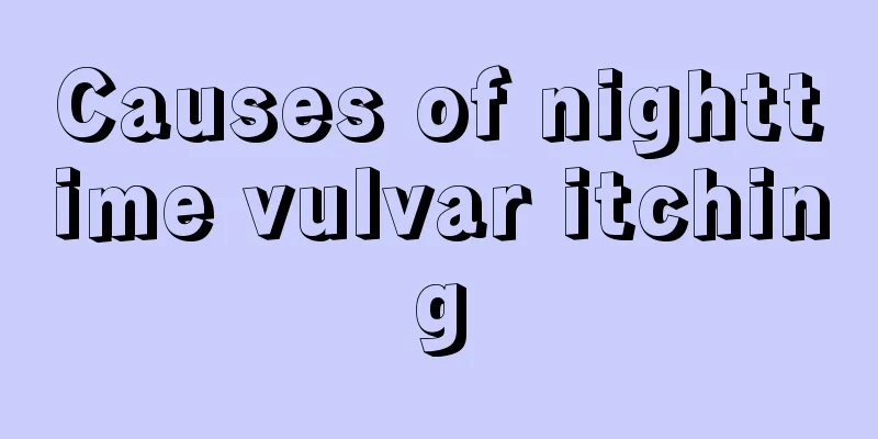 Causes of nighttime vulvar itching