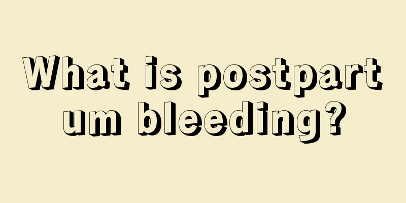 What is postpartum bleeding?