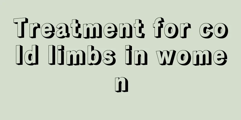 Treatment for cold limbs in women