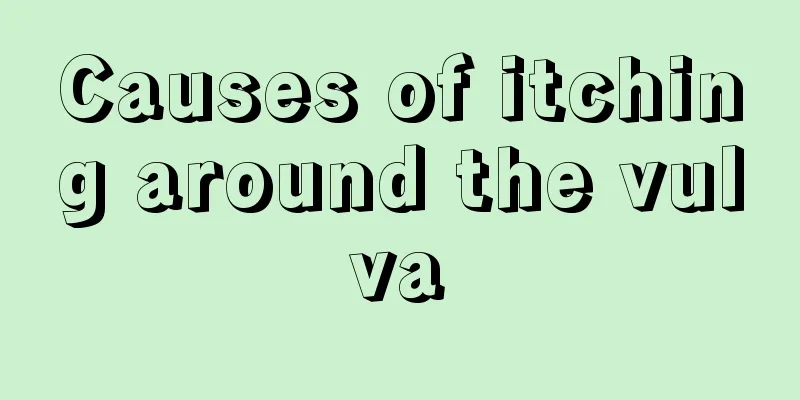 Causes of itching around the vulva