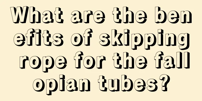 What are the benefits of skipping rope for the fallopian tubes?