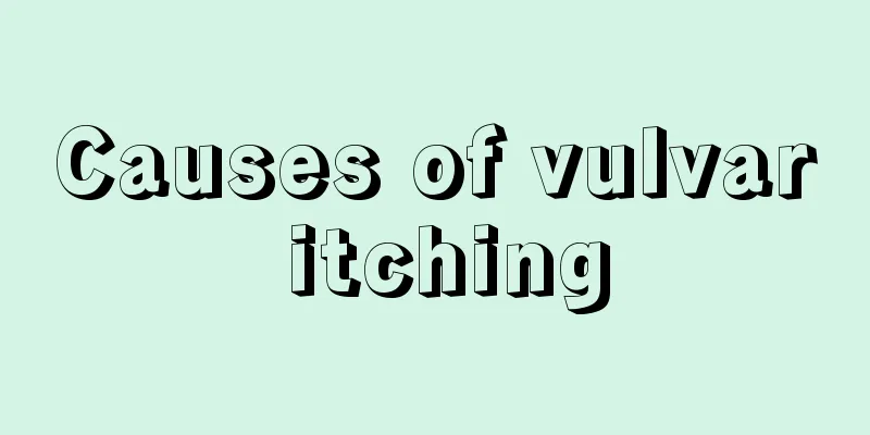 Causes of vulvar itching