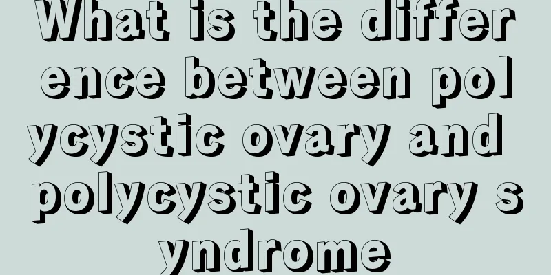 What is the difference between polycystic ovary and polycystic ovary syndrome