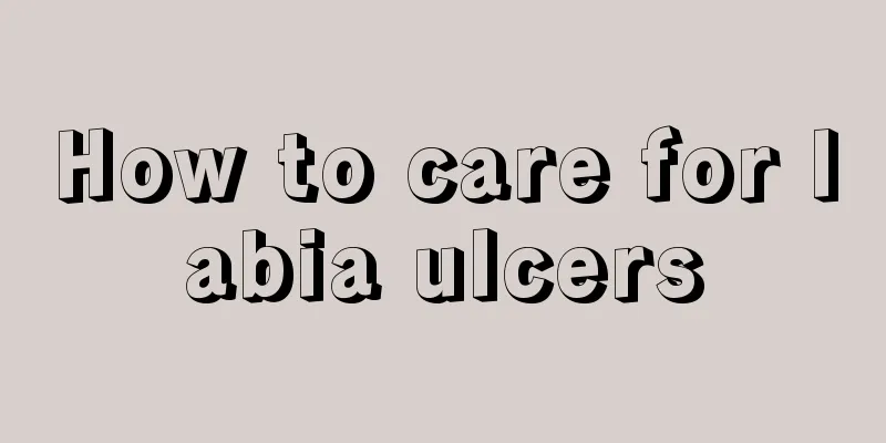 How to care for labia ulcers