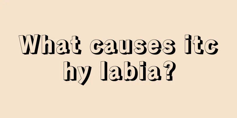 What causes itchy labia?