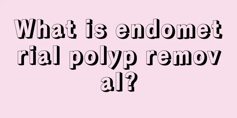 What is endometrial polyp removal?