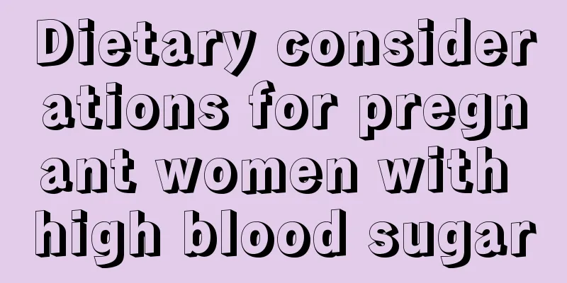 Dietary considerations for pregnant women with high blood sugar