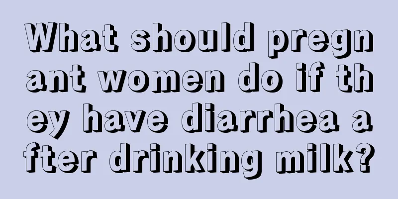 What should pregnant women do if they have diarrhea after drinking milk?